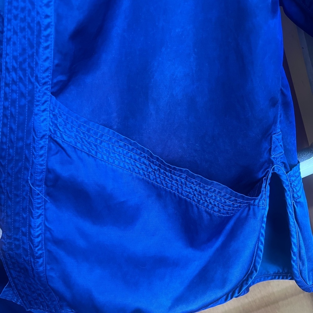 FreeCity Satin Glass Kimono Jacket in Blue Electric - Picture 5 of 5